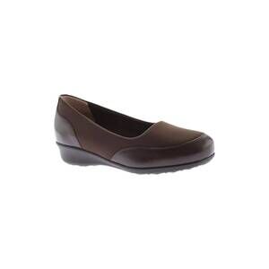 NEW DREW SHOES women's london slip on shoes in brown